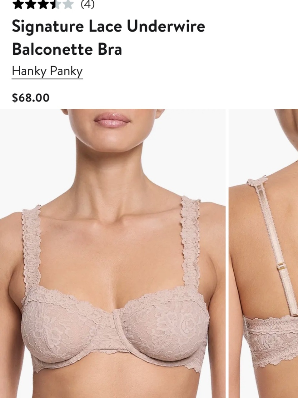 Balconette bra Hanky Panky